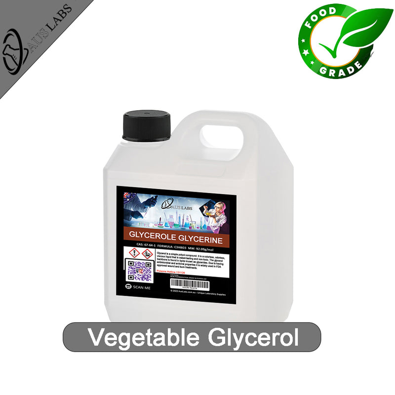 Vegetable Glycerin (Glycerol) USP 99.9% Premium Pharmaceutical & Food Grade