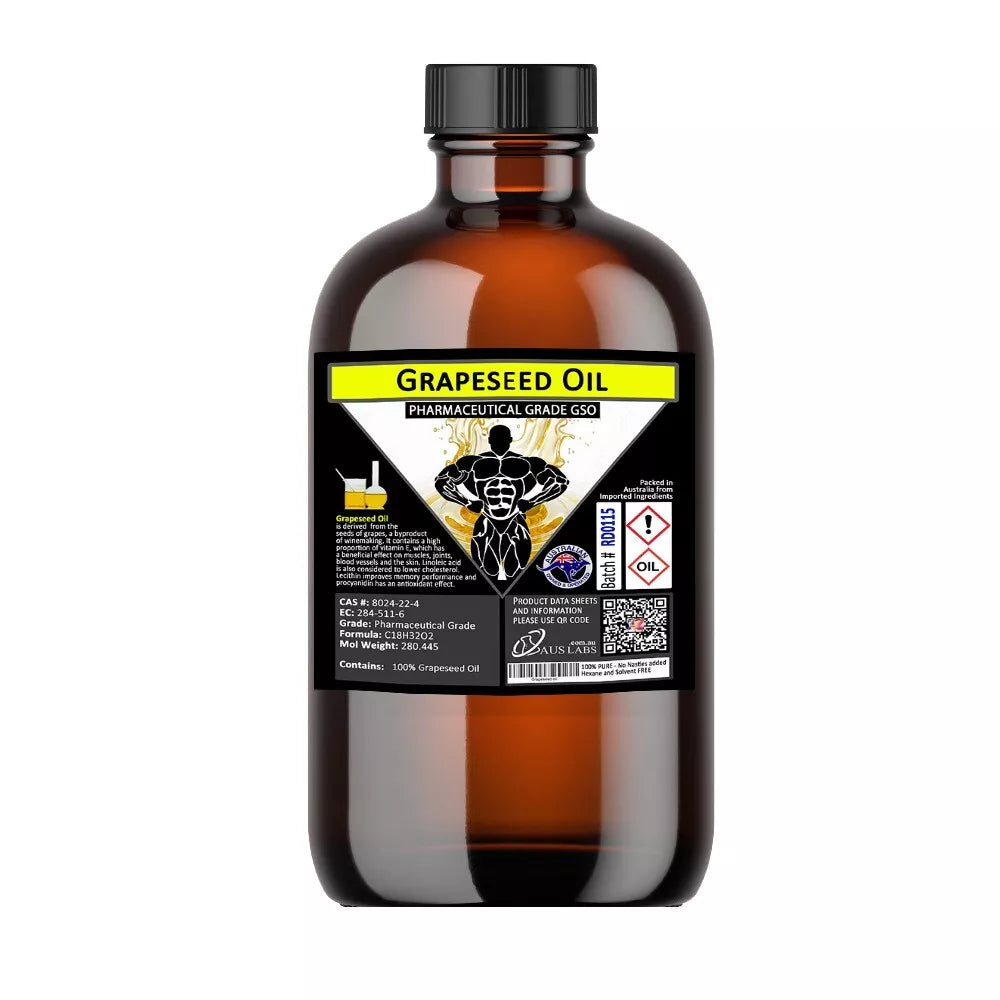 Grapeseed Oil 100% PURE BP Food Grade & Pharmaceutical Grade CAS# 8024-22-4 / 85594-37-2