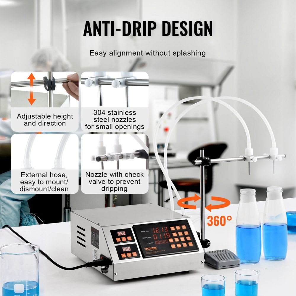 Liquid Filling Machine, 5-650ml Filling Capacity, Automatic Bottle Filler Machine