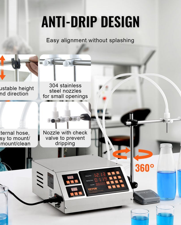 Liquid Filling Machine, 5-650ml Filling Capacity, Automatic Bottle Filler Machine