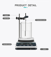 Laboratory Magnetic Stirrer and Hotplate 2L