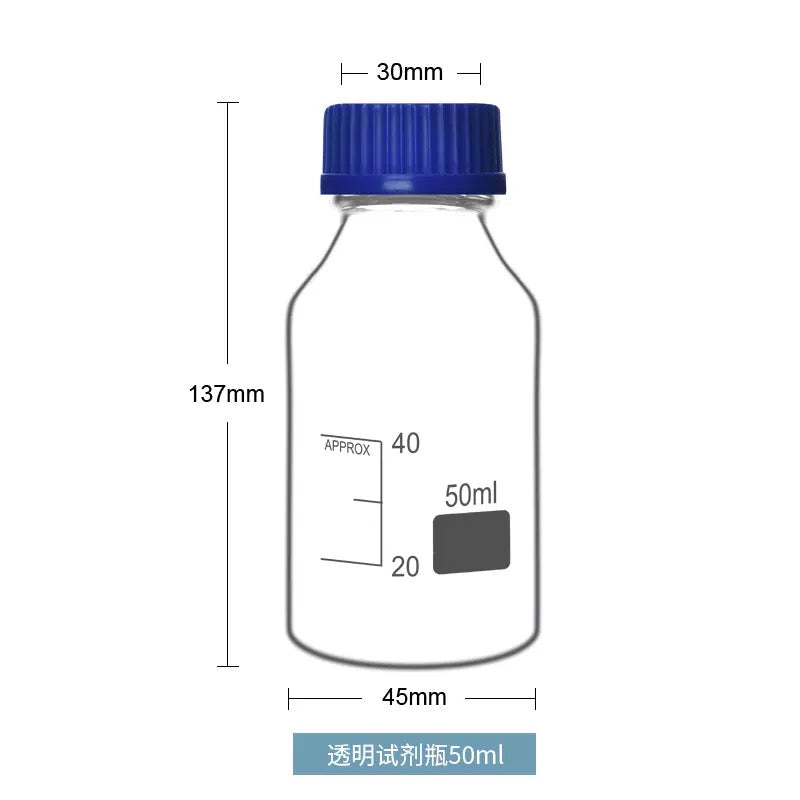 Glass Reagent Bottles 50ml - 2000ml